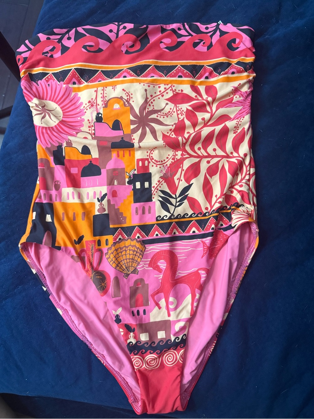 Sea Folly One-Piece Swimsuit strapless